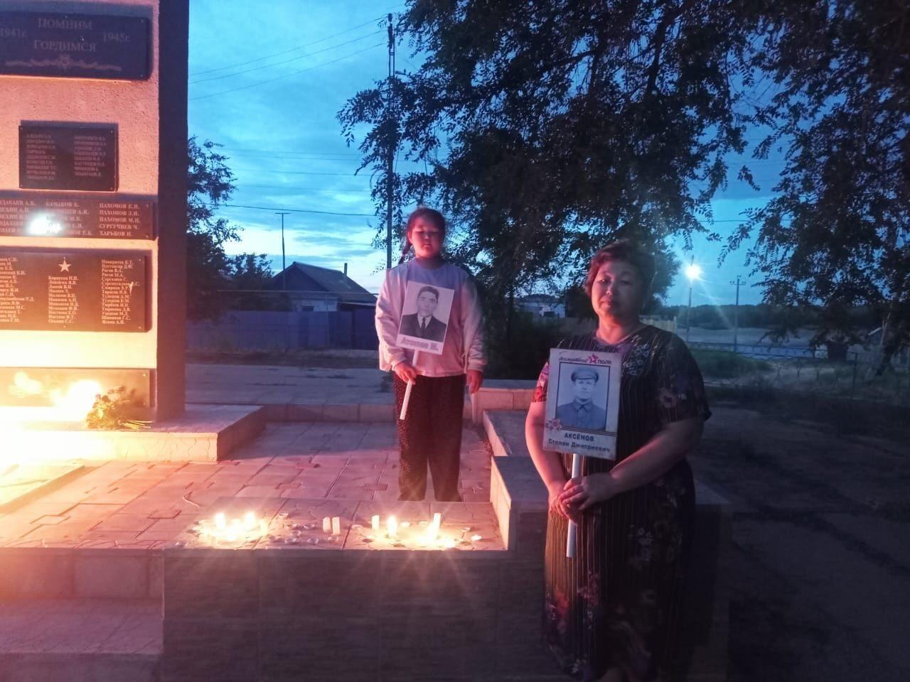 Акция «Пусть свечи памяти горят».