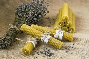 Мастер-класс «Свеча из вощины»