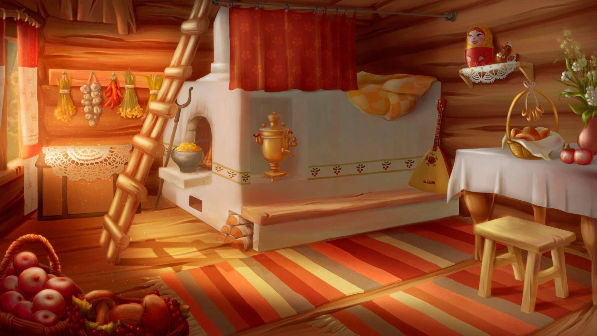 «В низенькой светелке...»