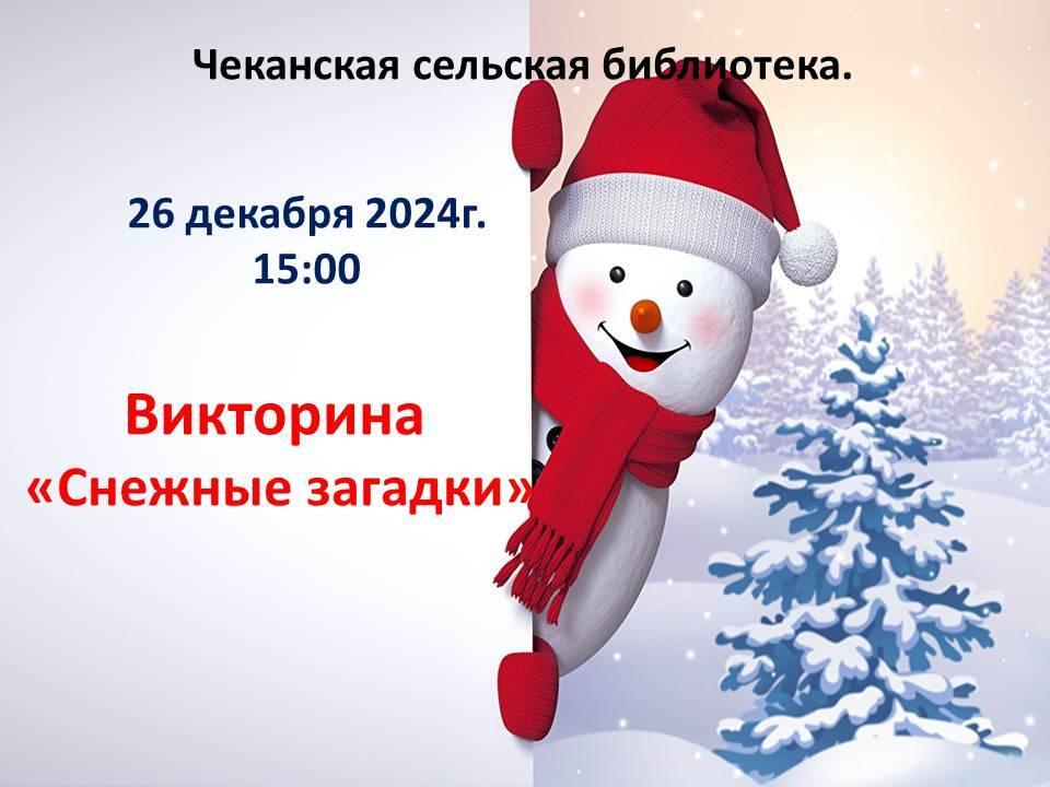 «Снежные загадки».