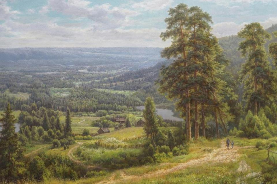 Мастер-класс «Лесные Воронежские дали»