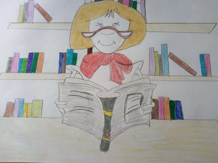 Сетевая акция рисунков «Как я вижу библиотекаря»