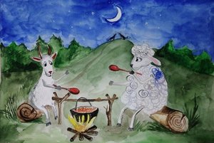 Спектакль «Сказка о козе и баране»