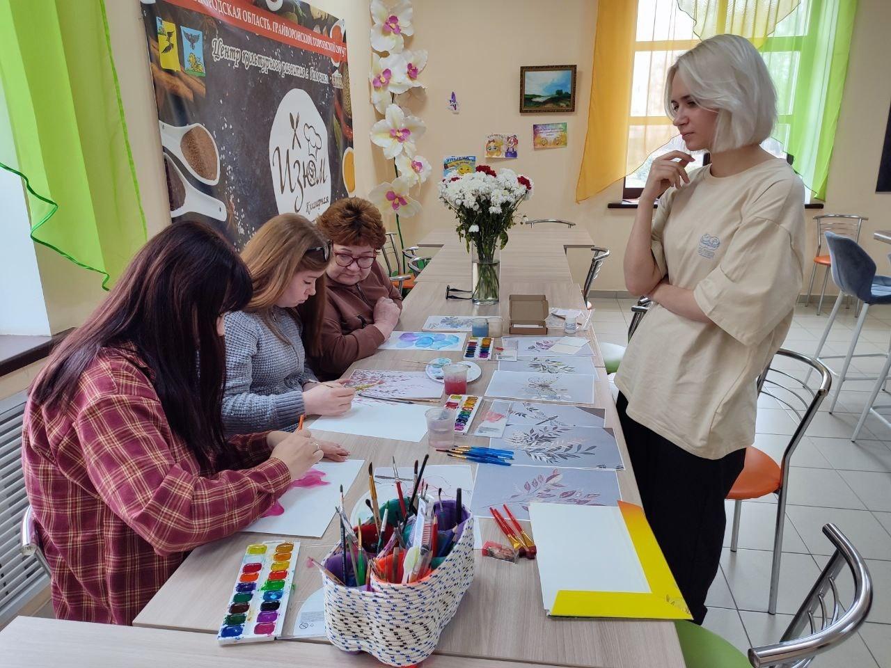 Мастер-класс «Техника работы с поталью»