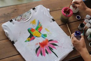 Мастер-класс по росписи ткани