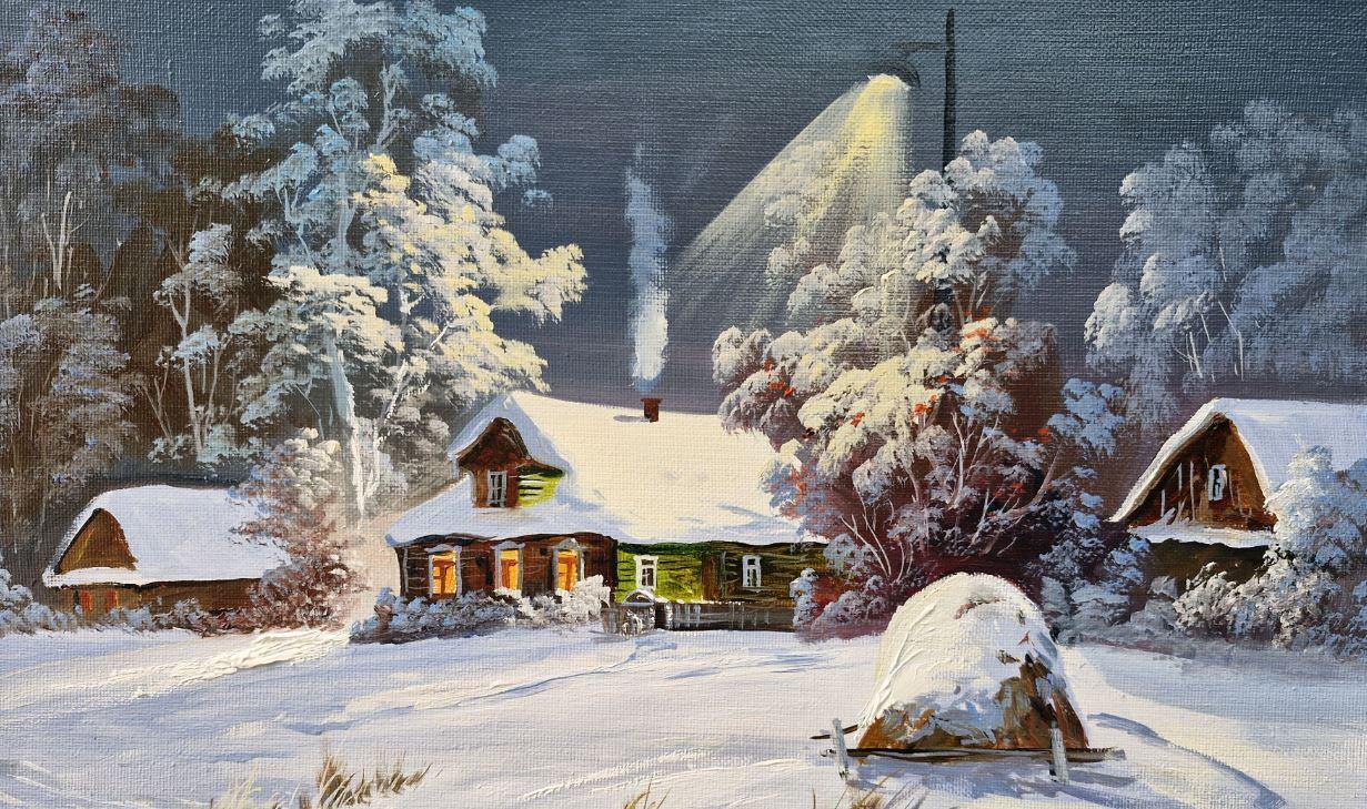 Мастер-класс «Зимние картины».