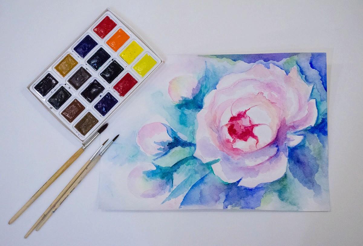 Мастер-класс «Воздушная акварель»