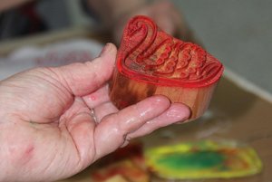 Мастер-класс «Набойка по ткани»