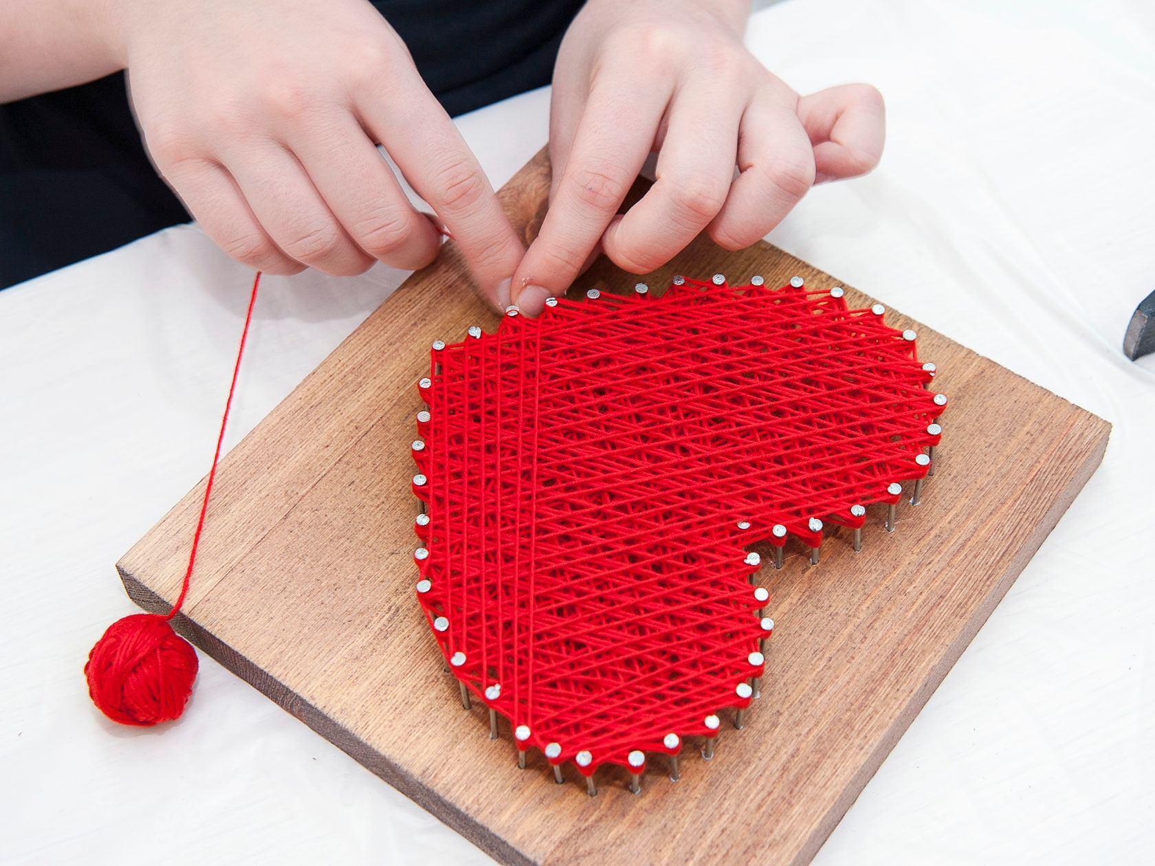 Мастер-класс по созданию декоративного панно в стиле стринг-арт