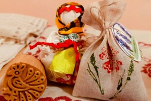 Мастер-класс «Набойка по ткани. Мешочек саше»