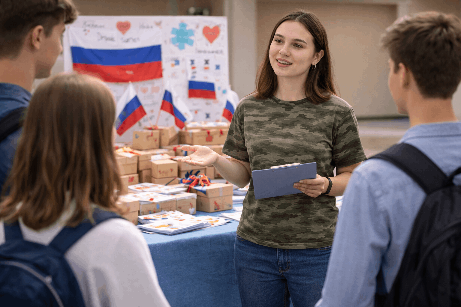 Патриотическая акция «Нашим защитникам»