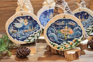 Мастер-класс «Новогодний декупаж спилов»