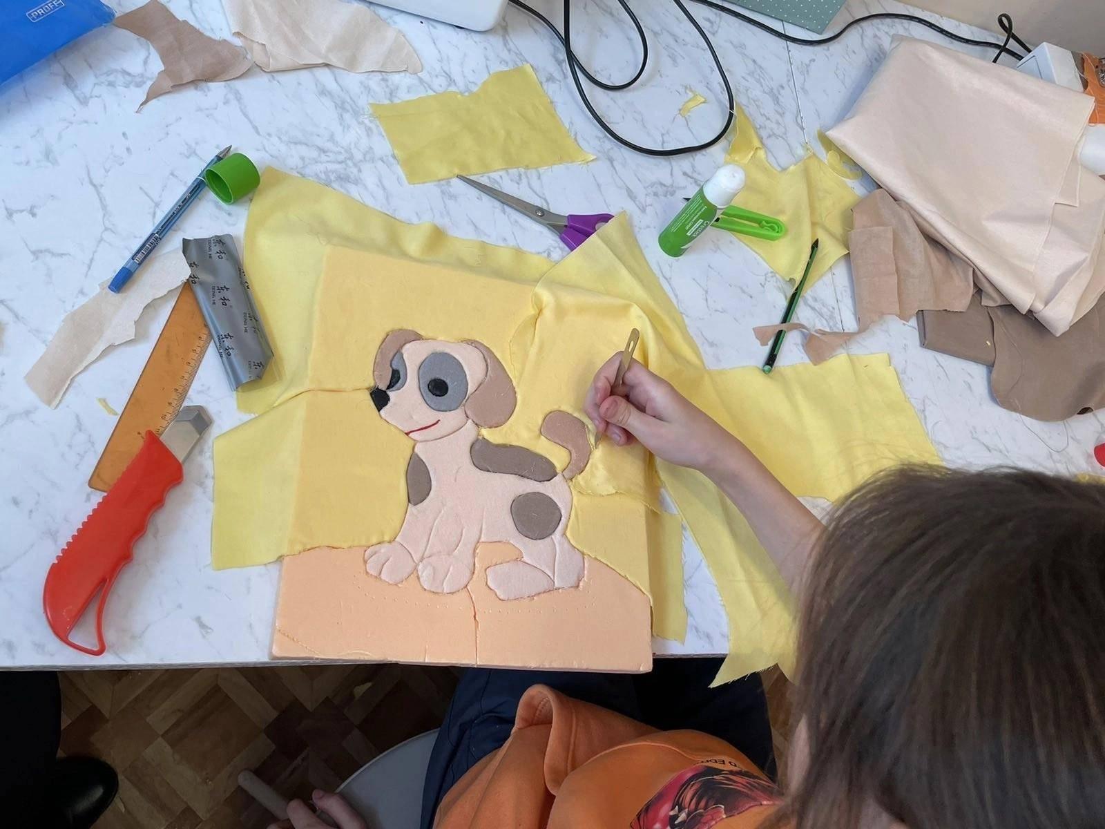 Мастер-класс «Создание картины в технике кинусайги»