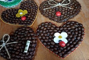 Мастер-класс «Сувениры из кофейных зерен»
