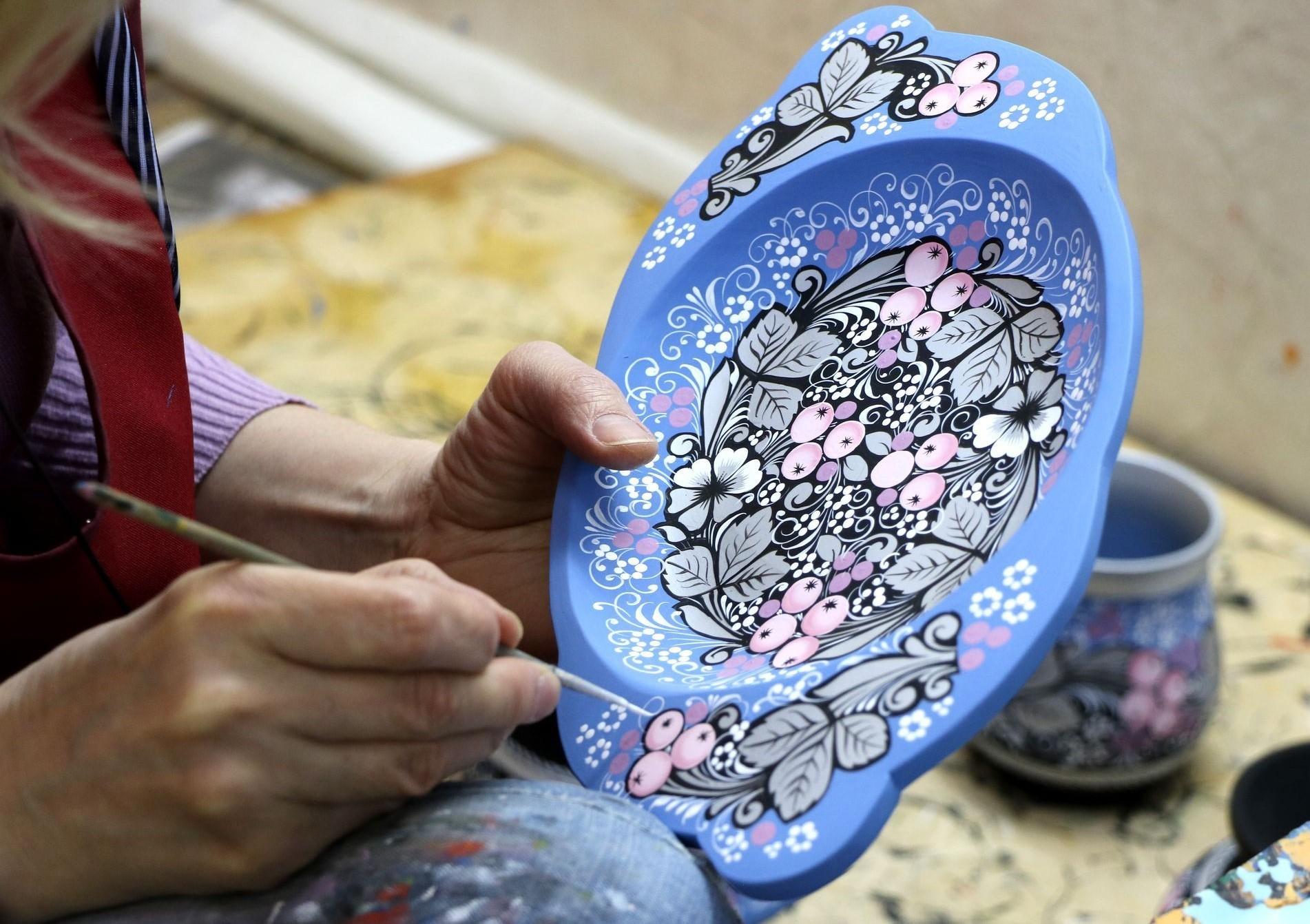 Мастер-класс «Вологодская роспись»