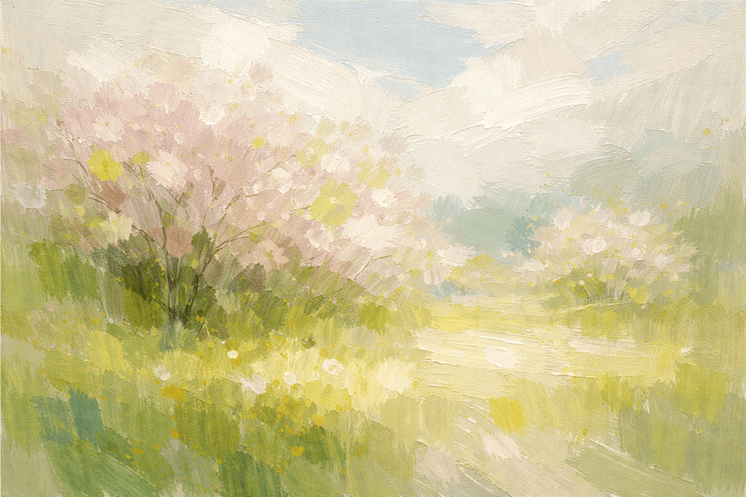 Мастер-класс «Весенние штудии. Апрель. Минимализм»