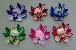 Мастер-класс «Стильные броши в технике канзаши»