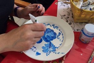 Мастер-класс «Гжельская роспись»