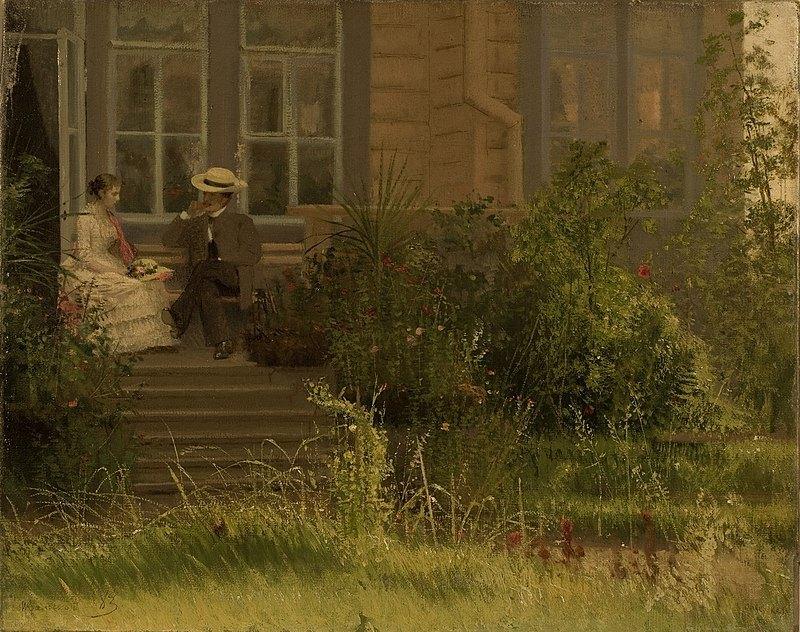 На даче. Сиверская. Иван Николаевич Крамской