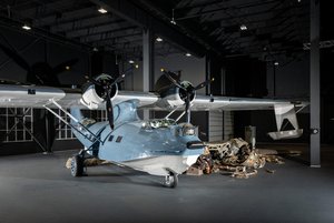 Экспозиция музея авиации «Крылья Победы»