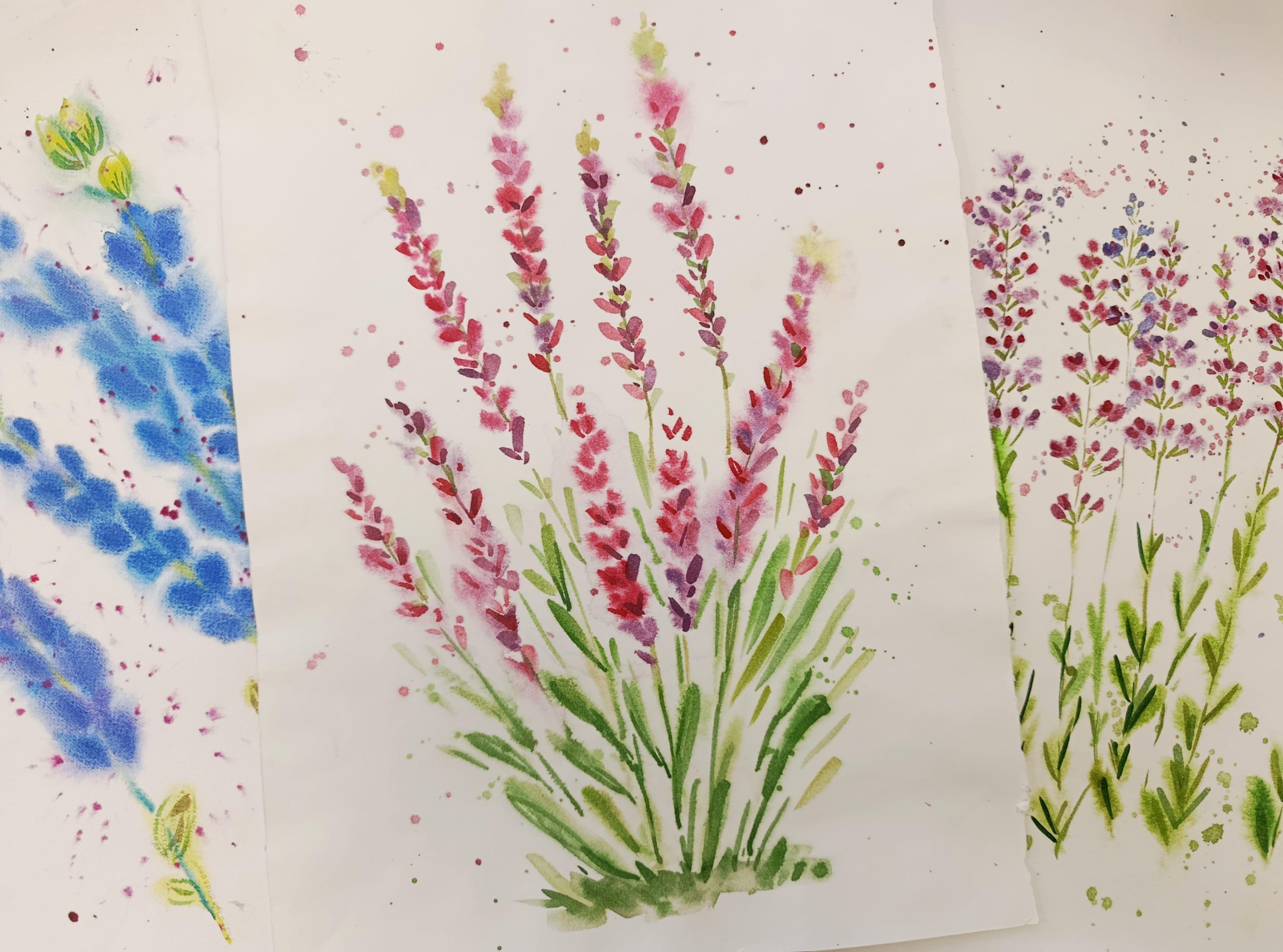 Мастер-класс «Акварельные цветы»