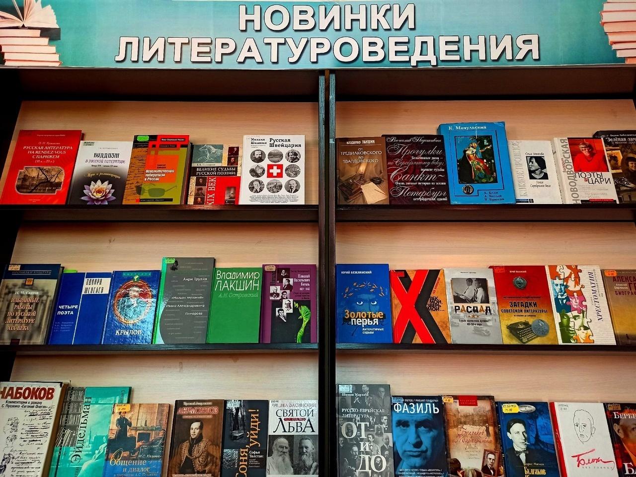 Книжная выставка «Новинки литературоведения»