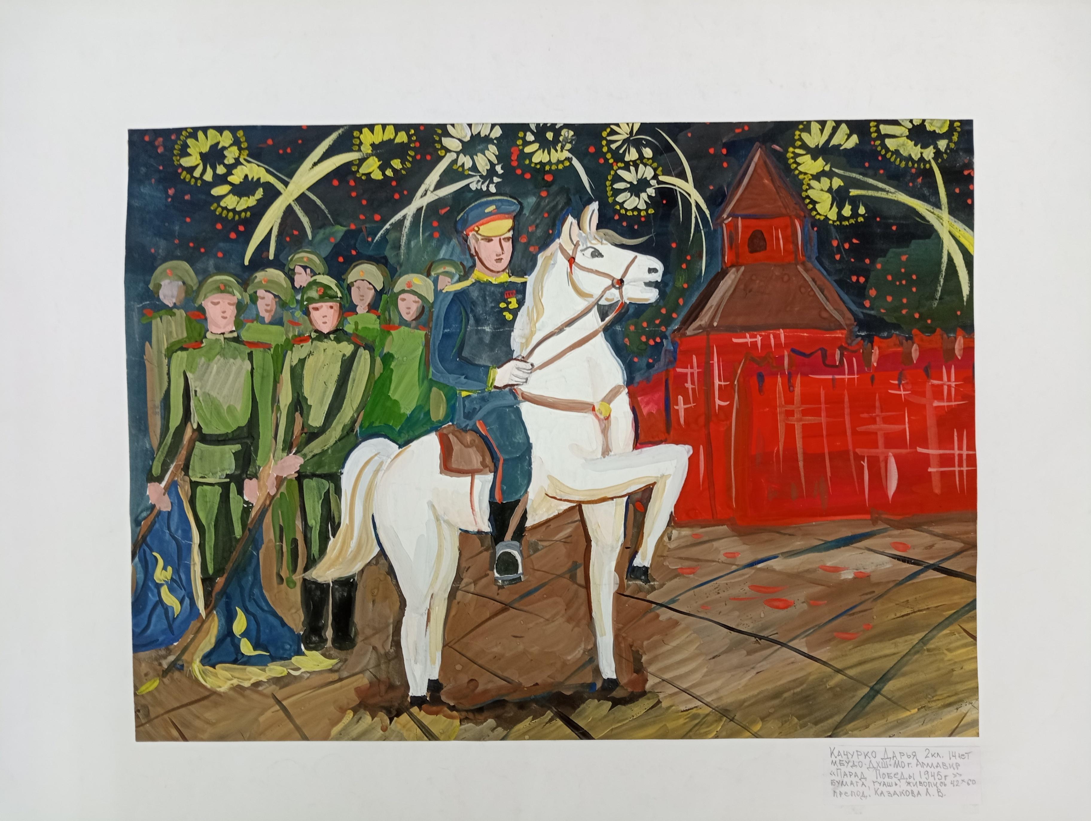 Онлайн-выставка детских работ «Победный Май!»