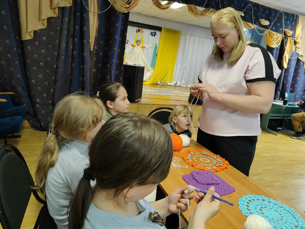 Мастер-класс «Вяжем своими руками»