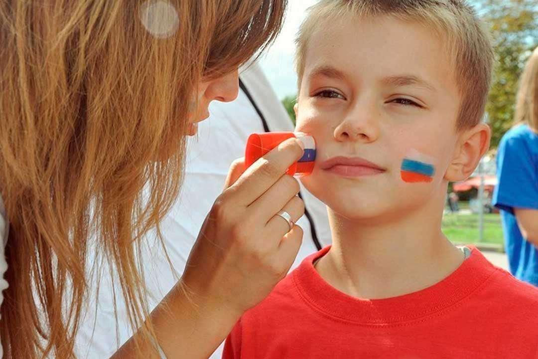 Аквагрим «Любимая Россия»