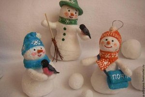 Мастер –класс «Ватная зима»