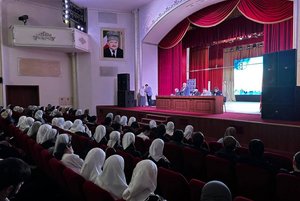 Беседа с молодёжью города на тему: «Г1иллакхийн хазна»