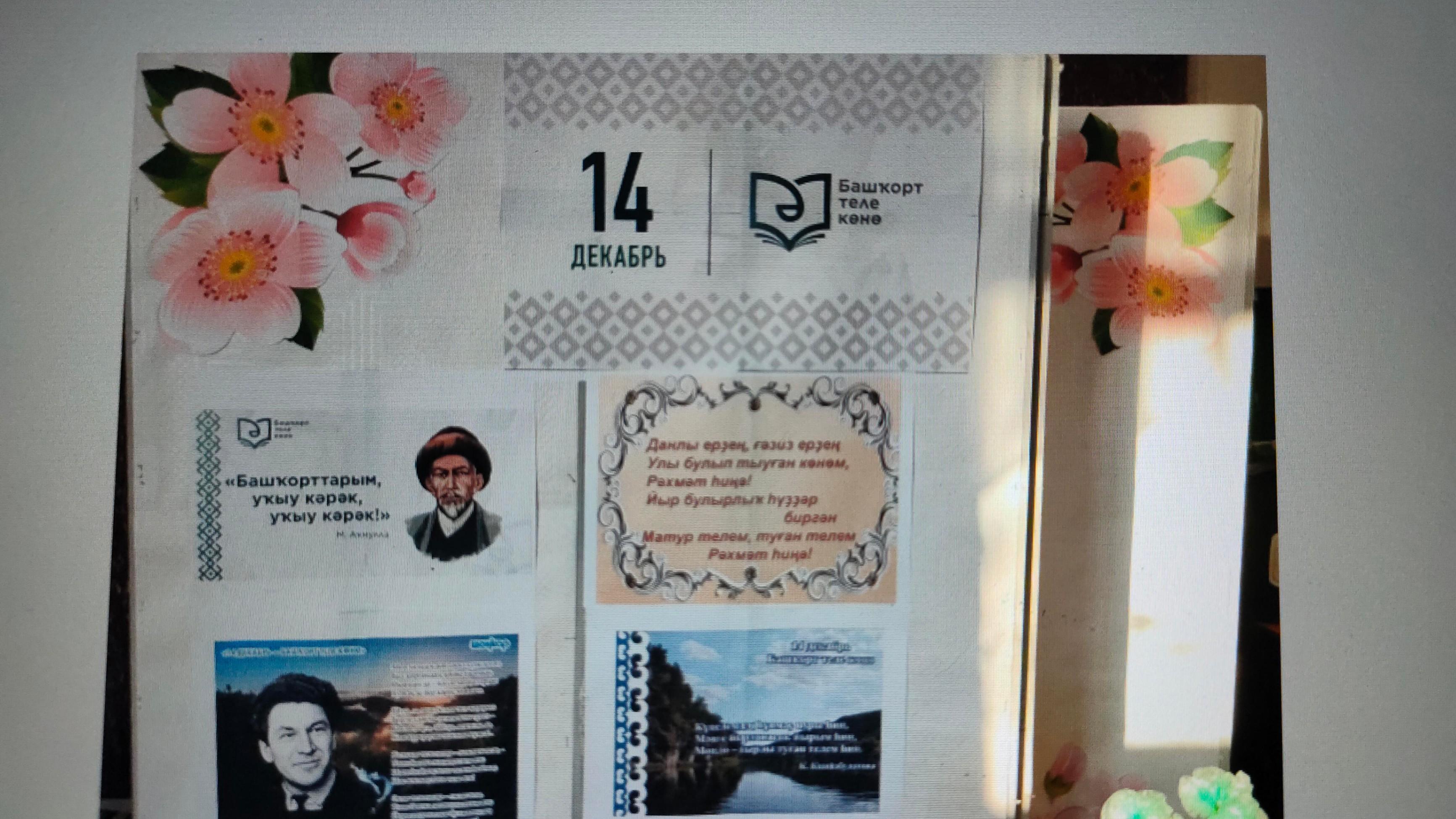 Поэтический флешмоб, посвященный Дню башкирского языка «Родной язык - душа народа»