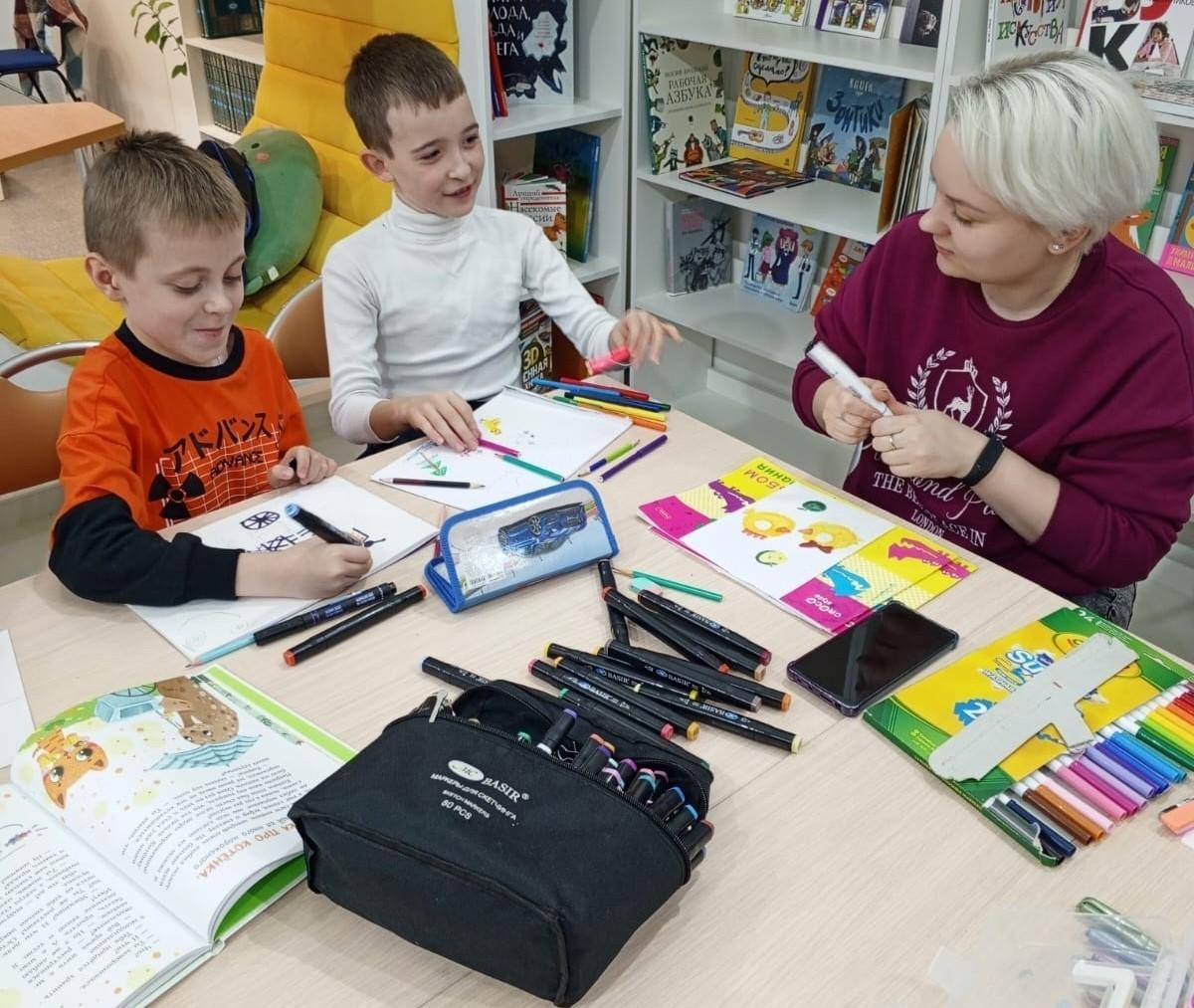 Арт-занятие «Читаем, рисуем»