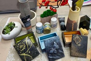 Мастер-класс «Декоративное оформление гипсовых предметов интерьера»