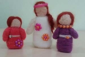 Мастер-класс «Валяние из шерсти: шерстяная семейка»