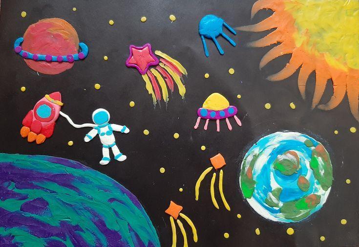 Мастер-класс «Поехали! Создаем космос из пластилина»
