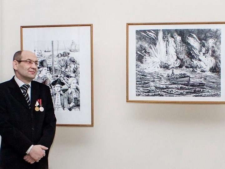 Выставка Леонида Константинова «Посвящается художнику Григорию Сороке»