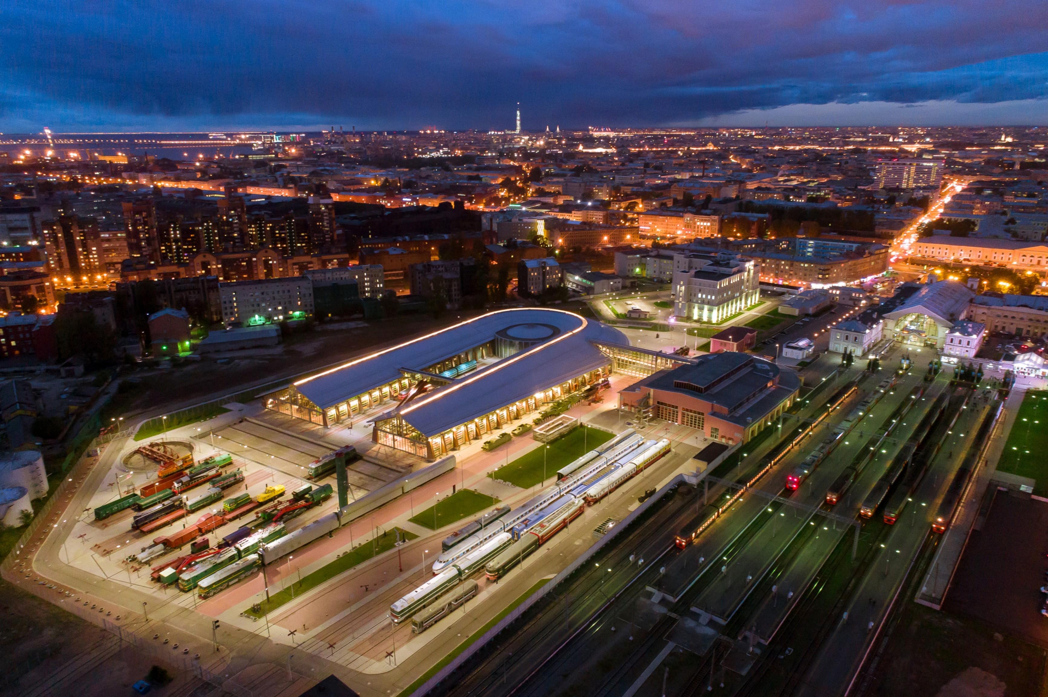 Экспозиция Музея железных дорог России