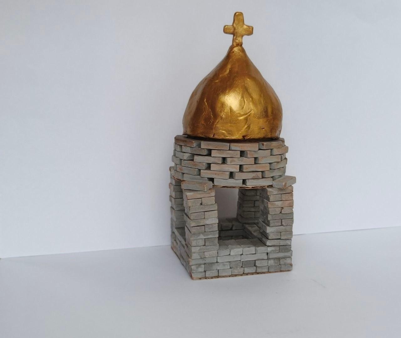 Мастер-класс «Храм из гипсовых кирпичиков»