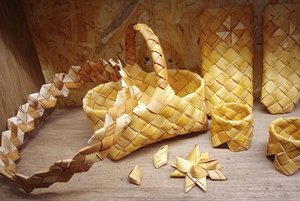 Мастер-класс по плетению из бересты