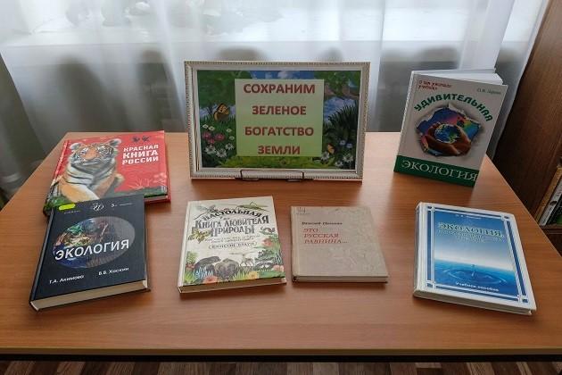 Книжная выставка «Сберечь земли очарованье»