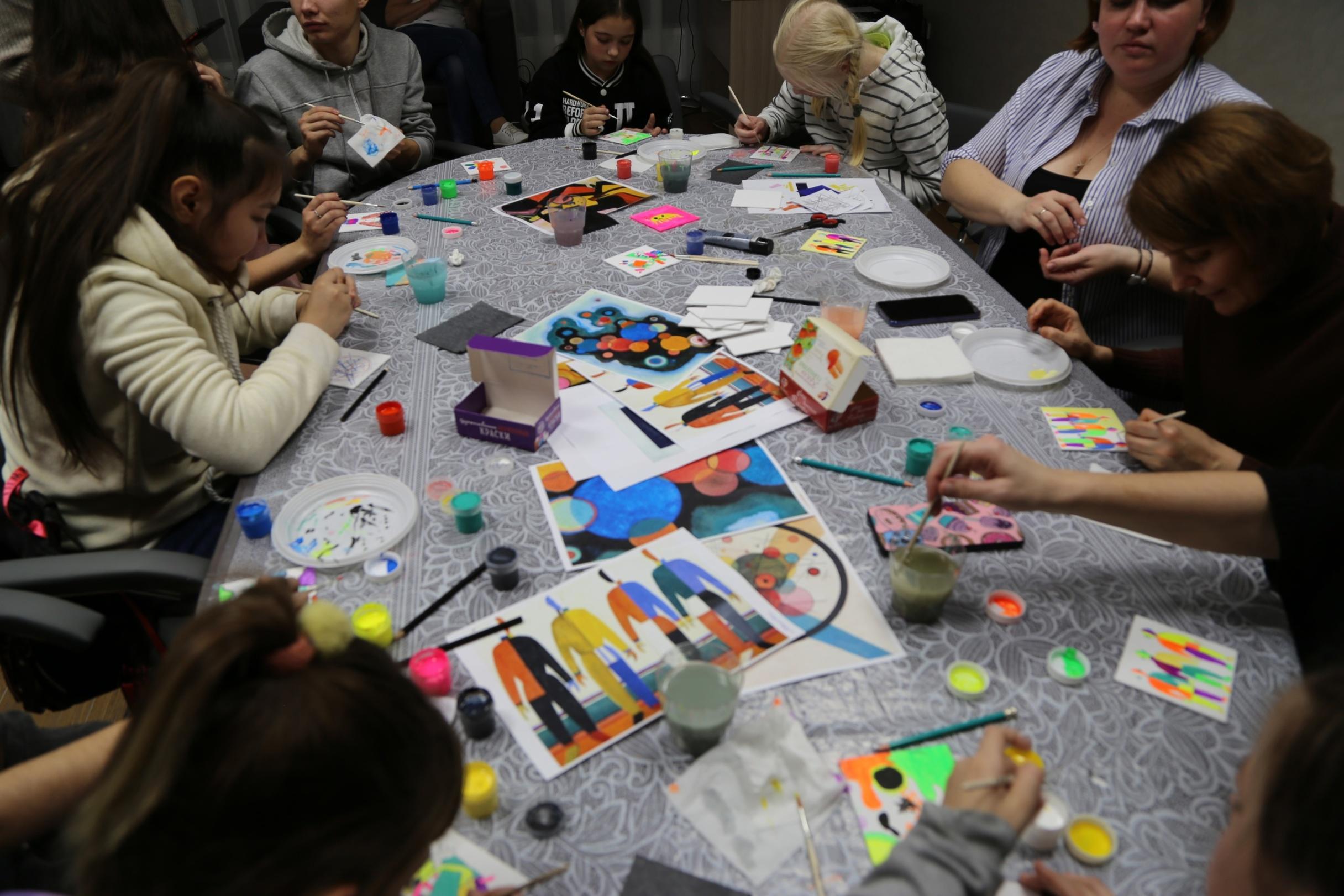 Мастер-класс «Радуга творчества»