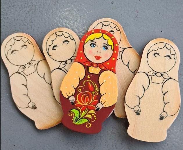 Мастер-класс «Роспись матрешки»