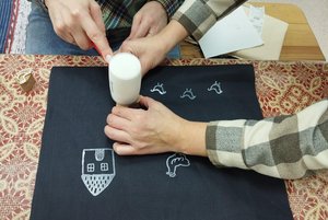 Мастер-класс «Сумка-шопер. Верховая набойка на ткани»