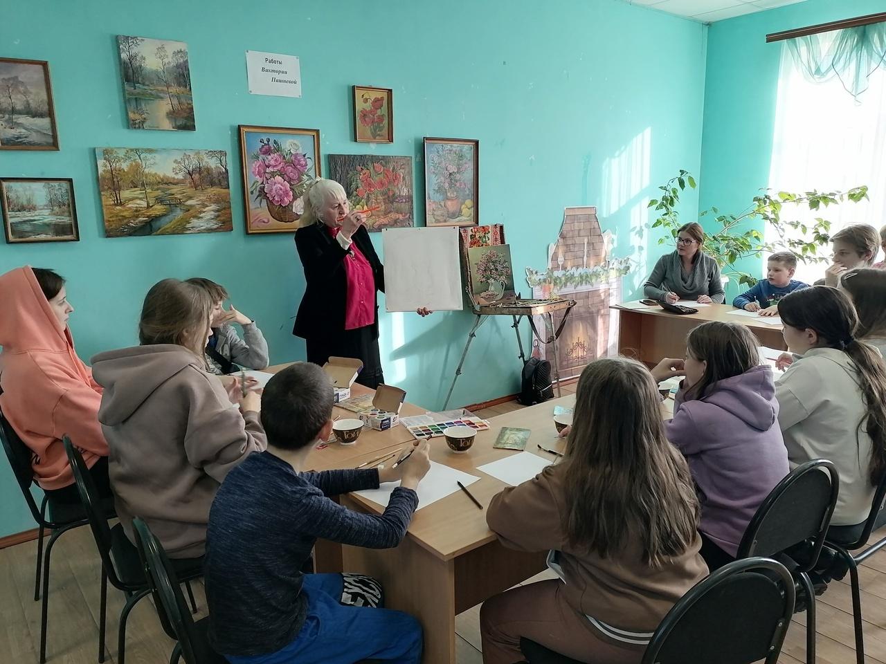 Мастер-класс «Акварельная фантазия»