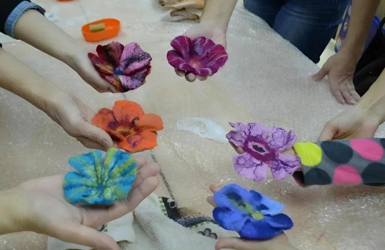 Мастер-класс по войлоковалянию