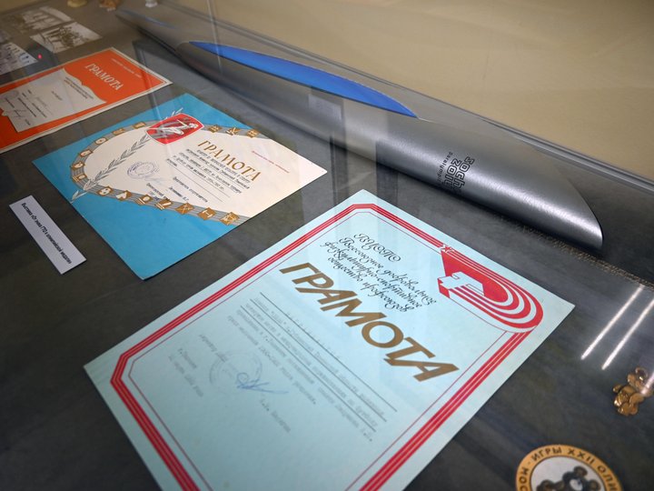 Выставка «От знака ГТО к олимпийской медали» из фондов МБУК «МРЦ» г. Ноябрьск