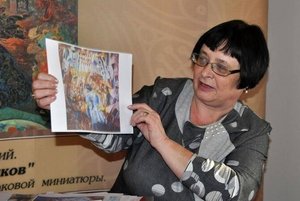 Встреча с палехским поэтом Еленой Тихомировой