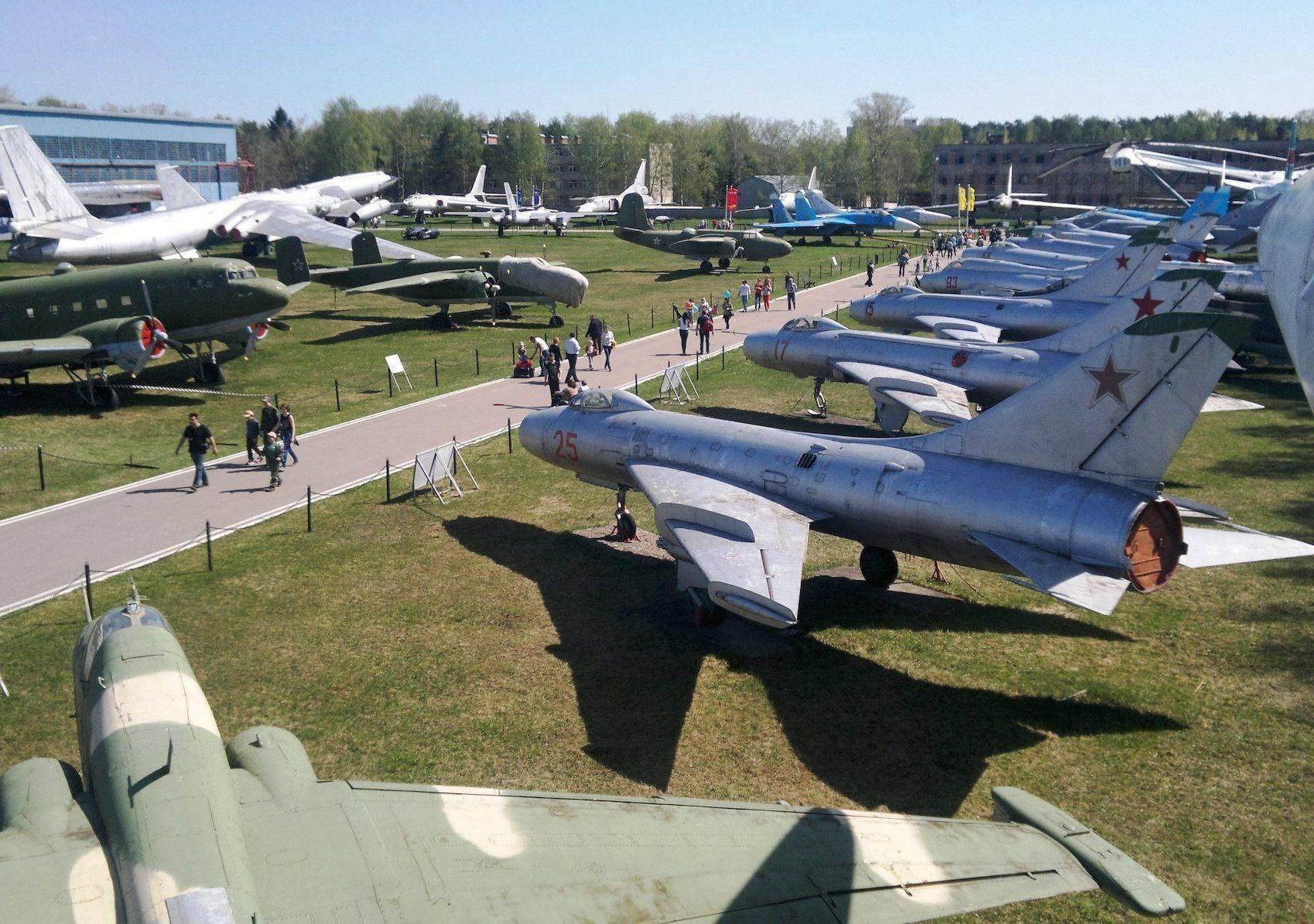 Открытая экспозиция Центрального музея военно-воздушных сил