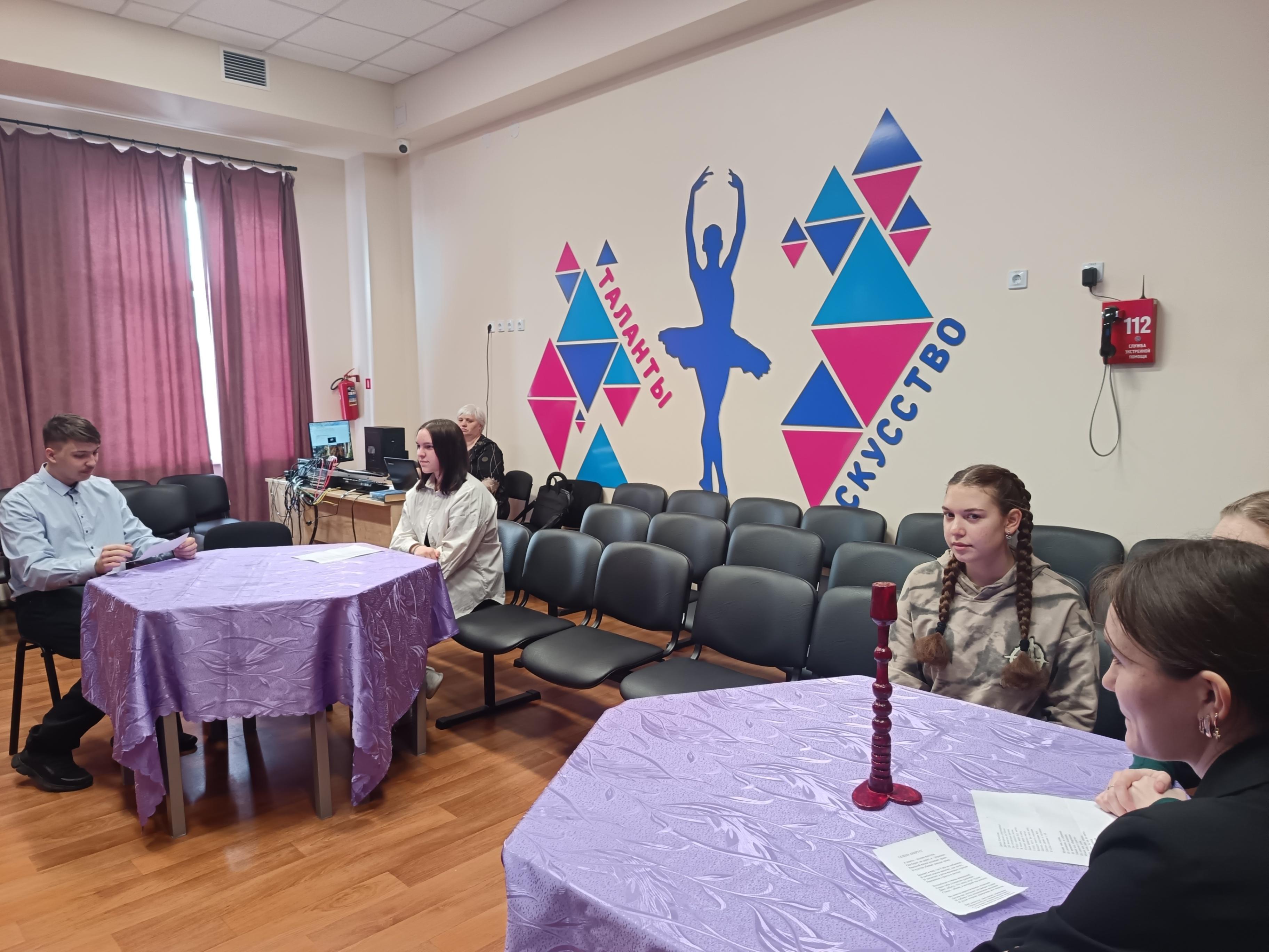 Литературная гостиная «Я счастлив жить, служить отчизне»